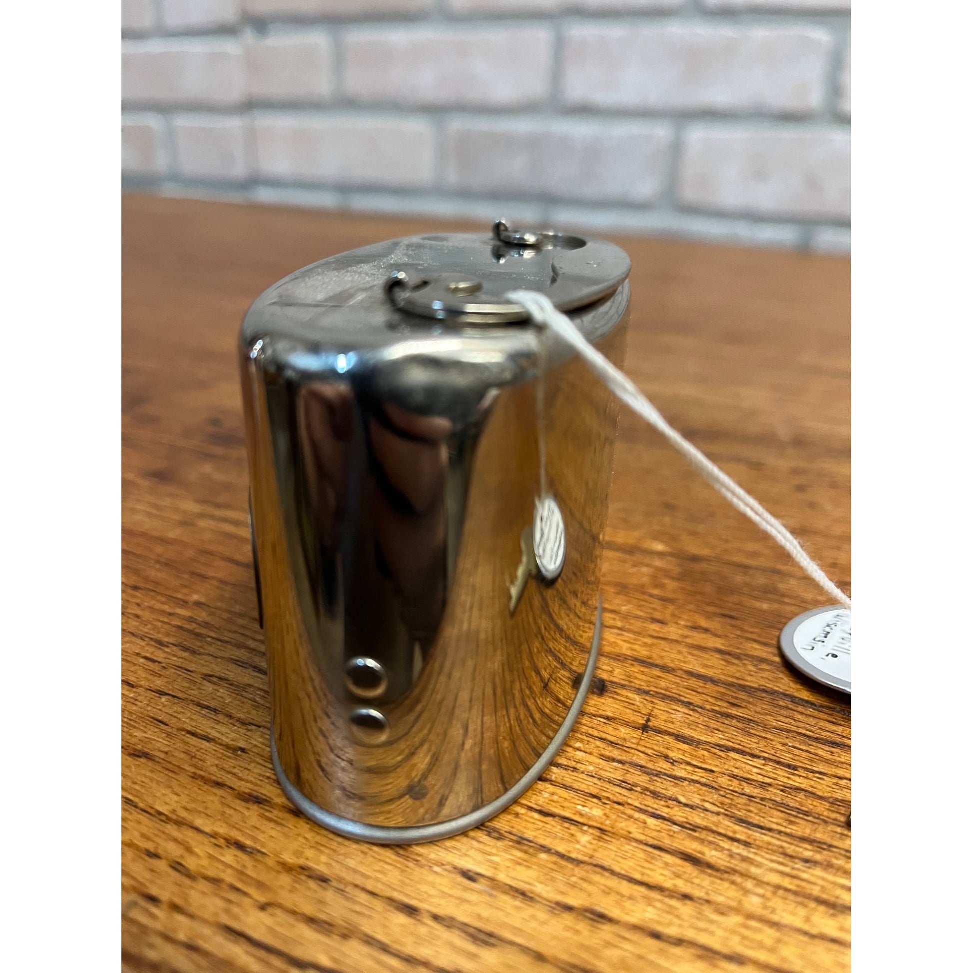 Vintage State Bank of Mayville Metal Coin Bank w/ Key -Mayville Wis WI Wisconsin