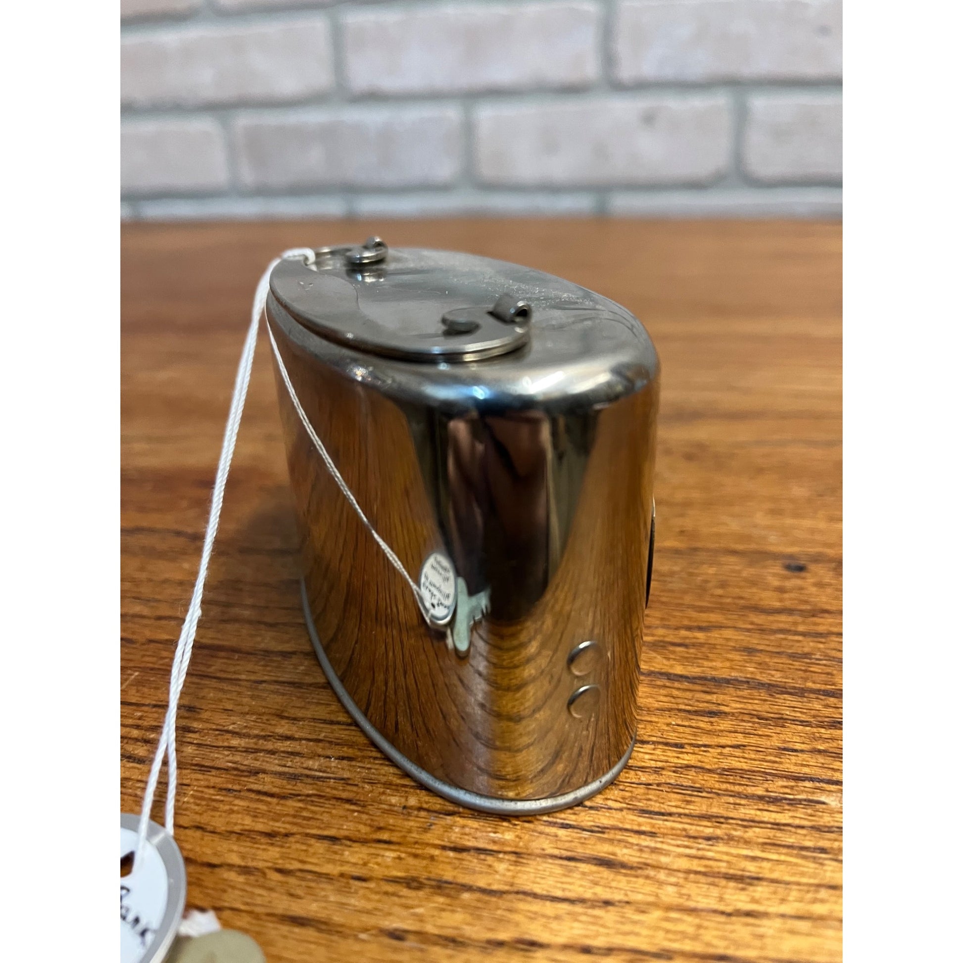 Vintage State Bank of Mayville Metal Coin Bank w/ Key -Mayville Wis WI Wisconsin