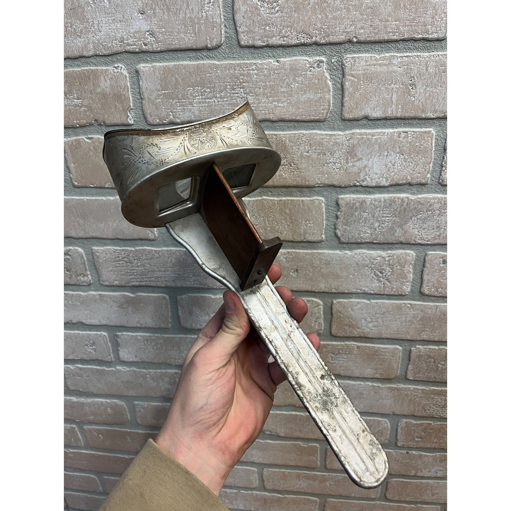 Antique 1895 Perfecscope Stereoscope Ornate Etched Aluminum