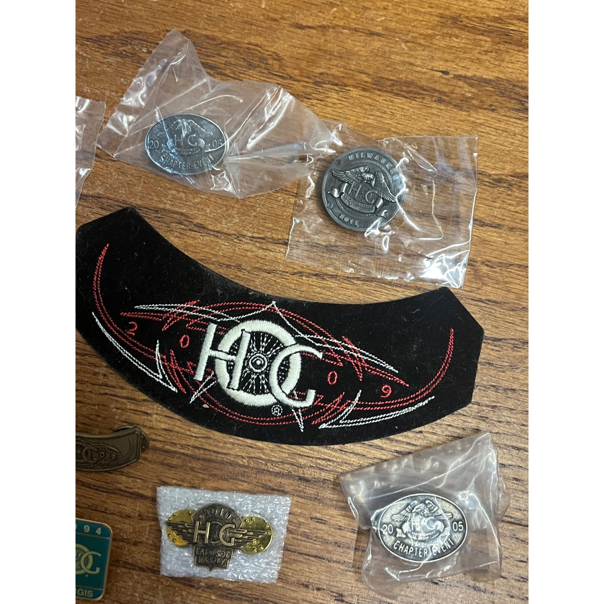 Harley Davidson Owners Group HOG Patches & Hat Pins NEW 1990s-2000s Huge Lot