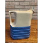 Vintage Antique Milk Water Juice Universal Pottery Pitcher Container Brotherhood