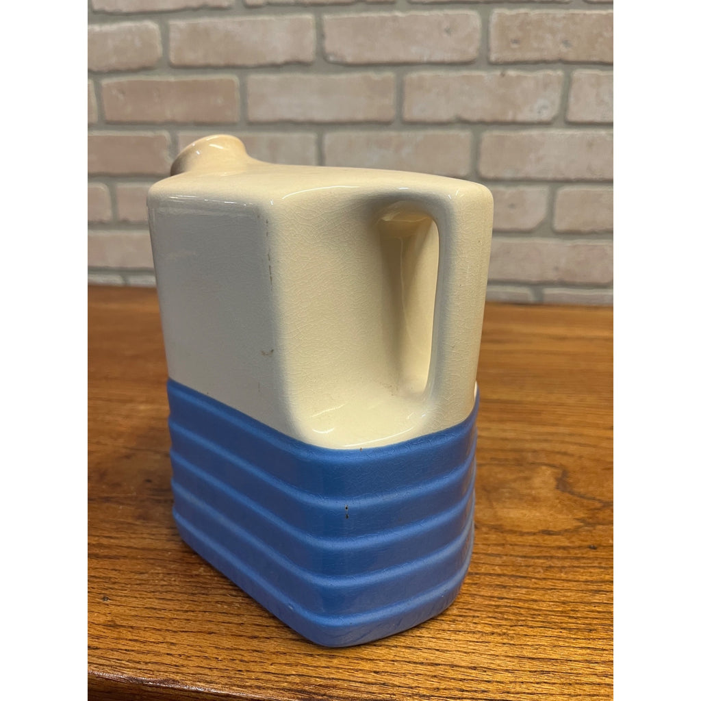 Vintage Antique Milk Water Juice Universal Pottery Pitcher Container Brotherhood