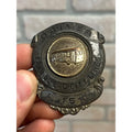 RARE Vintage 1930s Fond du Lac City Lines Bus Driver Hat Badge Wis WI
