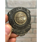 RARE Vintage 1930s Fond du Lac City Lines Bus Driver Hat Badge Wis WI