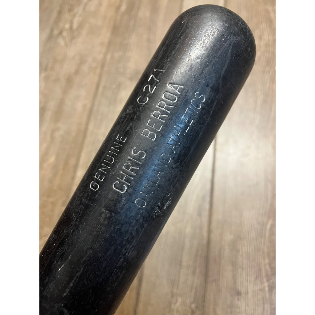Chris Berroa Original Game Used Baseball Bat MLB Louisville Oakland Athletics A's