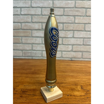 Vintage Coors Beer 11.5" Bar Tapper Tap Handle Pub Tavern Gold