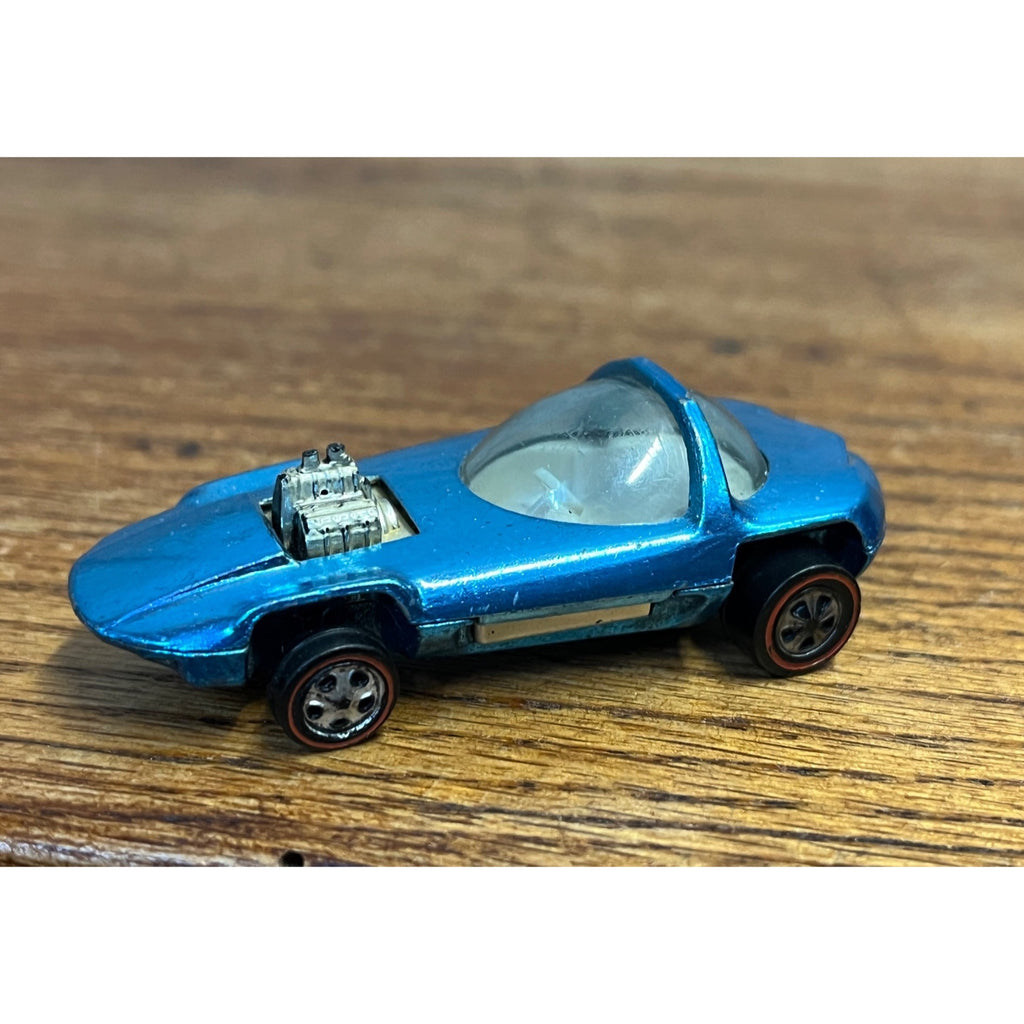 Vintage 1967 Hot Wheels Redline Light Blue Aqua Silhouette  - CLEAN