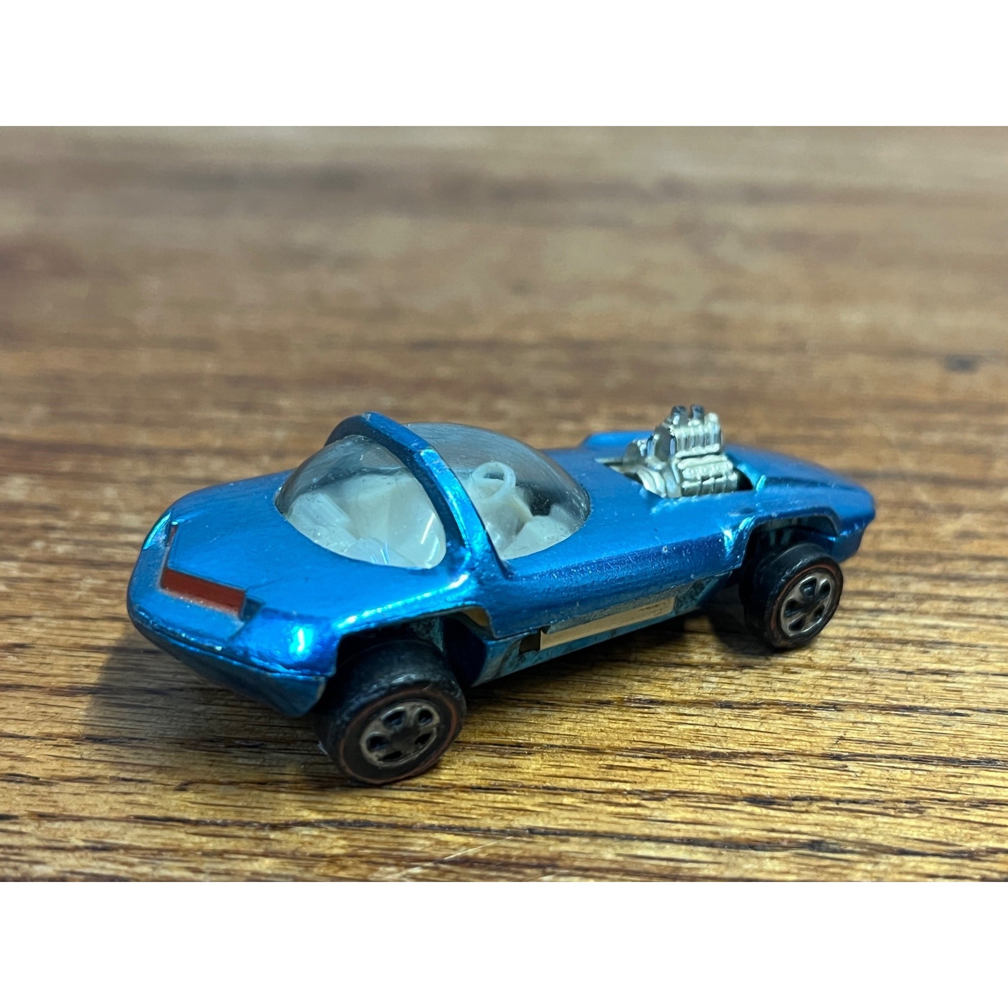 Vintage 1967 Hot Wheels Redline Light Blue Aqua Silhouette  - CLEAN