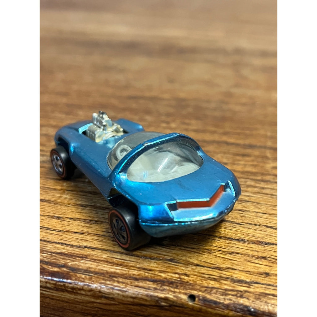 Vintage 1967 Hot Wheels Redline Light Blue Aqua Silhouette  - CLEAN
