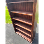 Antique Primitive Style Bookshelf Display Bookcase Cabinet