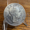 Austria Hungary 1878 Silver Florin FRANC 10S Franz Joseph I VF