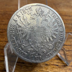 Austria Hungary 1878 Silver Florin FRANC 10S Franz Joseph I VF