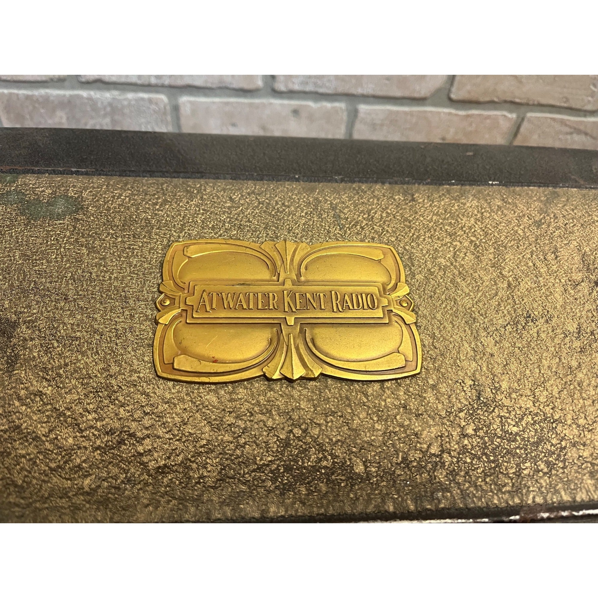 Antique 1920s Metal Case Atwater Kent Model 44 For Restoration Untested As Is