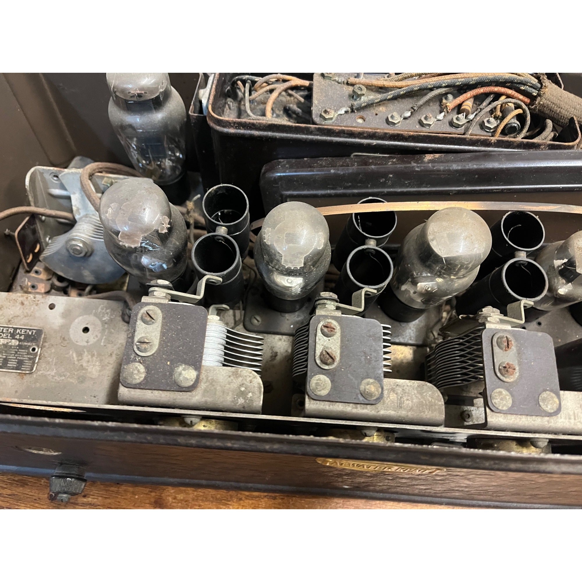 Antique 1920s Metal Case Atwater Kent Model 44 For Restoration Untested As Is