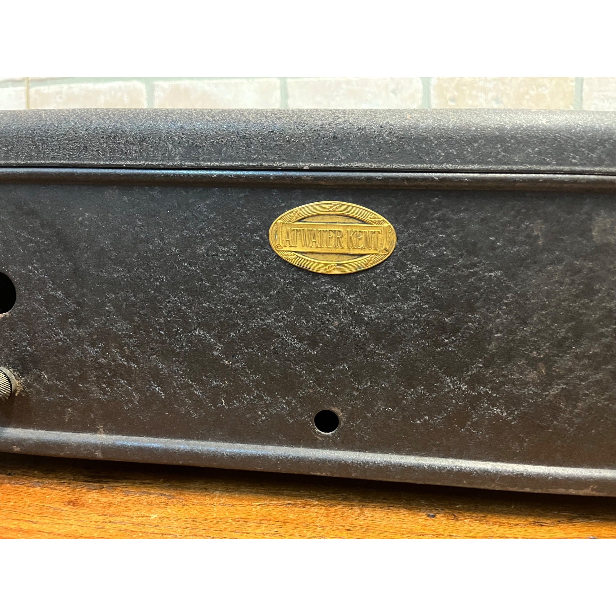 Antique 1920s Metal Case Atwater Kent Model 44 For Restoration Untested As Is