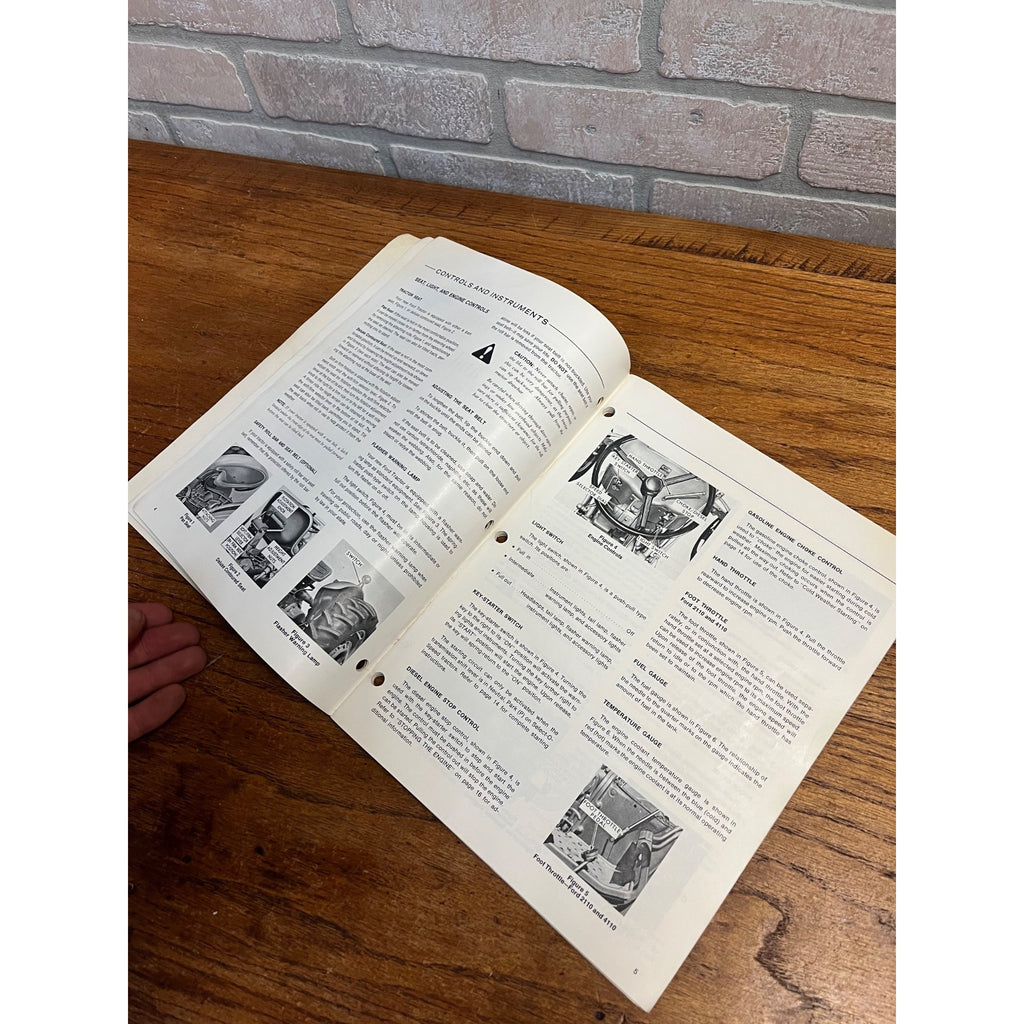 Ford 2000 3000 4000 5000 Tractor Operators Manual Original