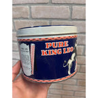 Vintage 1980s King Leo Stick Candy Tin 2lb Can Peppermint Lion Nashville TN