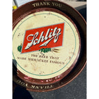 Vintage 1954 Schlitz Beer Tray Schlitz Brewing Company Serving Tray Metal 13"