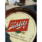 Vintage 1954 Schlitz Beer Tray Schlitz Brewing Company Serving Tray Metal 13"