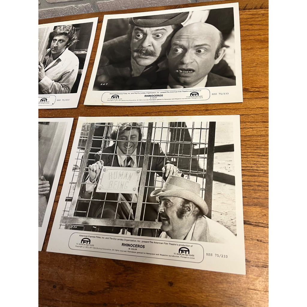 Original Rhinoceros 1974 Movie Photo Stills Gene Wilder Karen Black Zero Mostel
