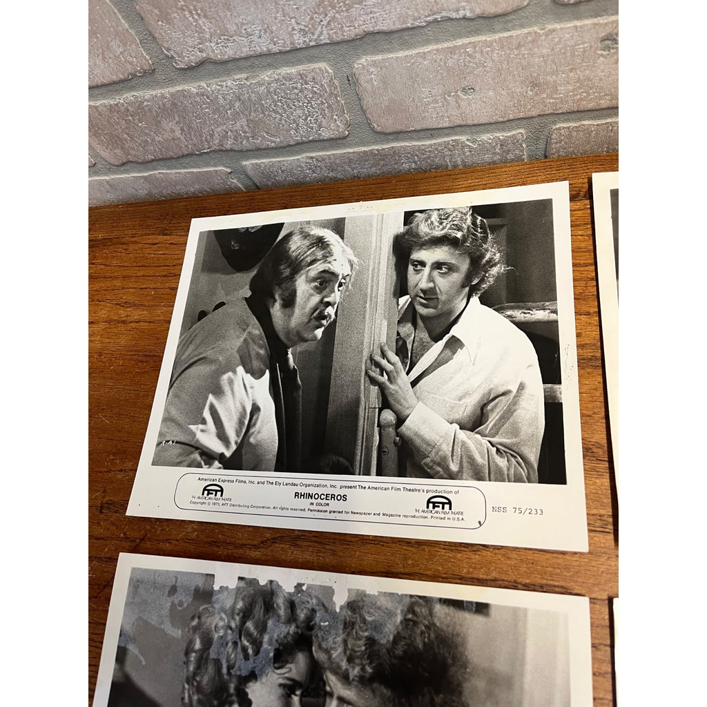 Original Rhinoceros 1974 Movie Photo Stills Gene Wilder Karen Black Zero Mostel