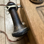Antique Oak Chicago Telephone Supply Co. Hand-Crank Wall Mount Indiana