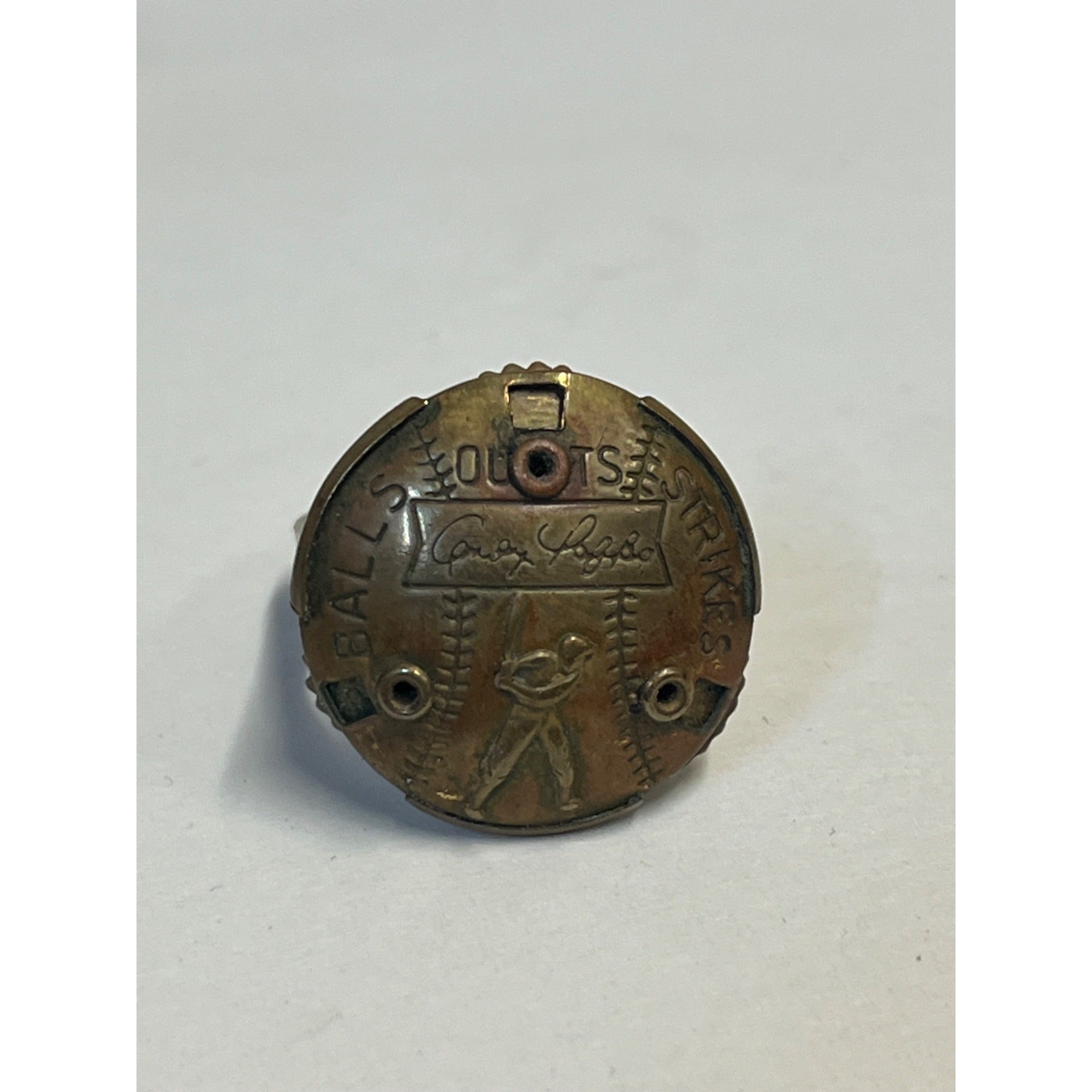 Rare Vintage 1949 Andy Pafko Score Keeper Ring – Quaker Baseball Scorekeeper
