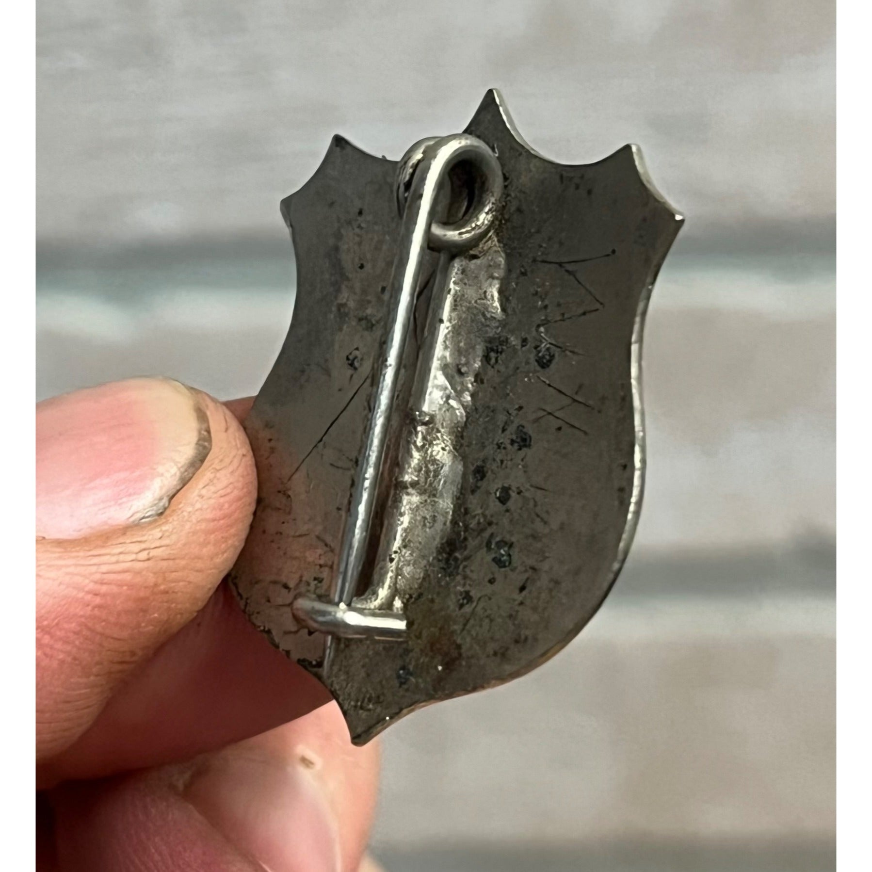 RARE Vintage 1900s Special The New Century Newspaper Correspondent Badge Pin