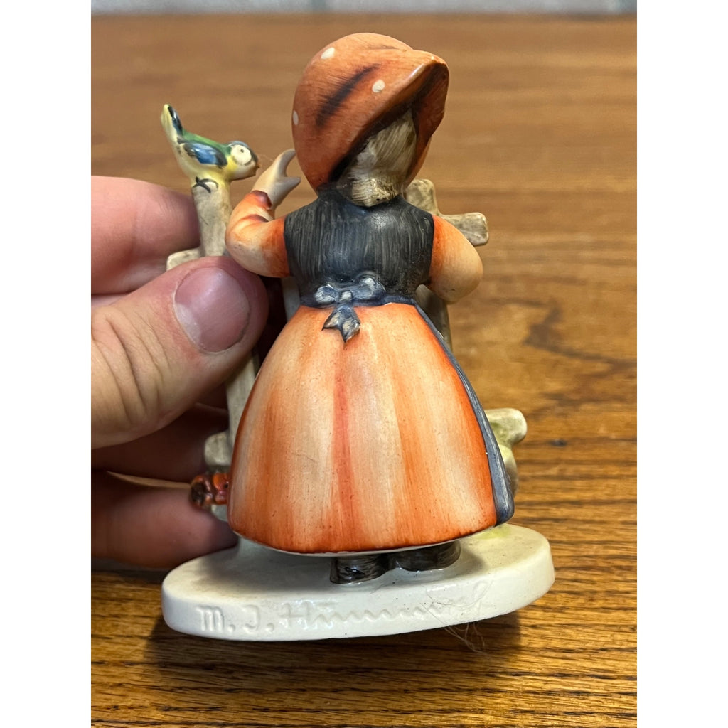 RARE Vintage Goebel Hummel Signs of Spring #203 Two Shoe TMK2 Full Bee