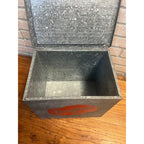 VTG VERIFINE DAIRY GALVANIZED PORCH MILK BOX BOTTLE COOLER WISCONSIN