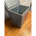 VTG VERIFINE DAIRY GALVANIZED PORCH MILK BOX BOTTLE COOLER WISCONSIN
