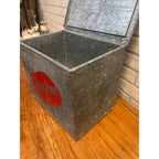 VTG VERIFINE DAIRY GALVANIZED PORCH MILK BOX BOTTLE COOLER WISCONSIN