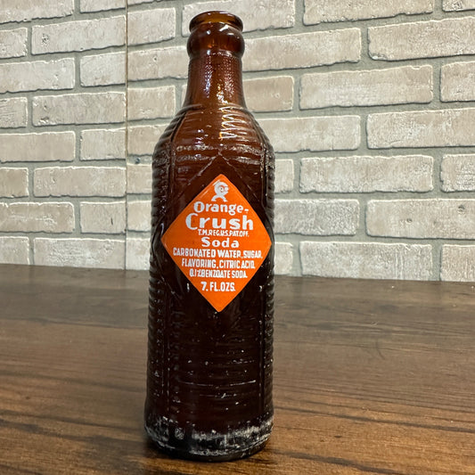 Orange Crush 7 oz ACL Soda Bottle H. O. Wilson Inc Benton Harbor Michigan