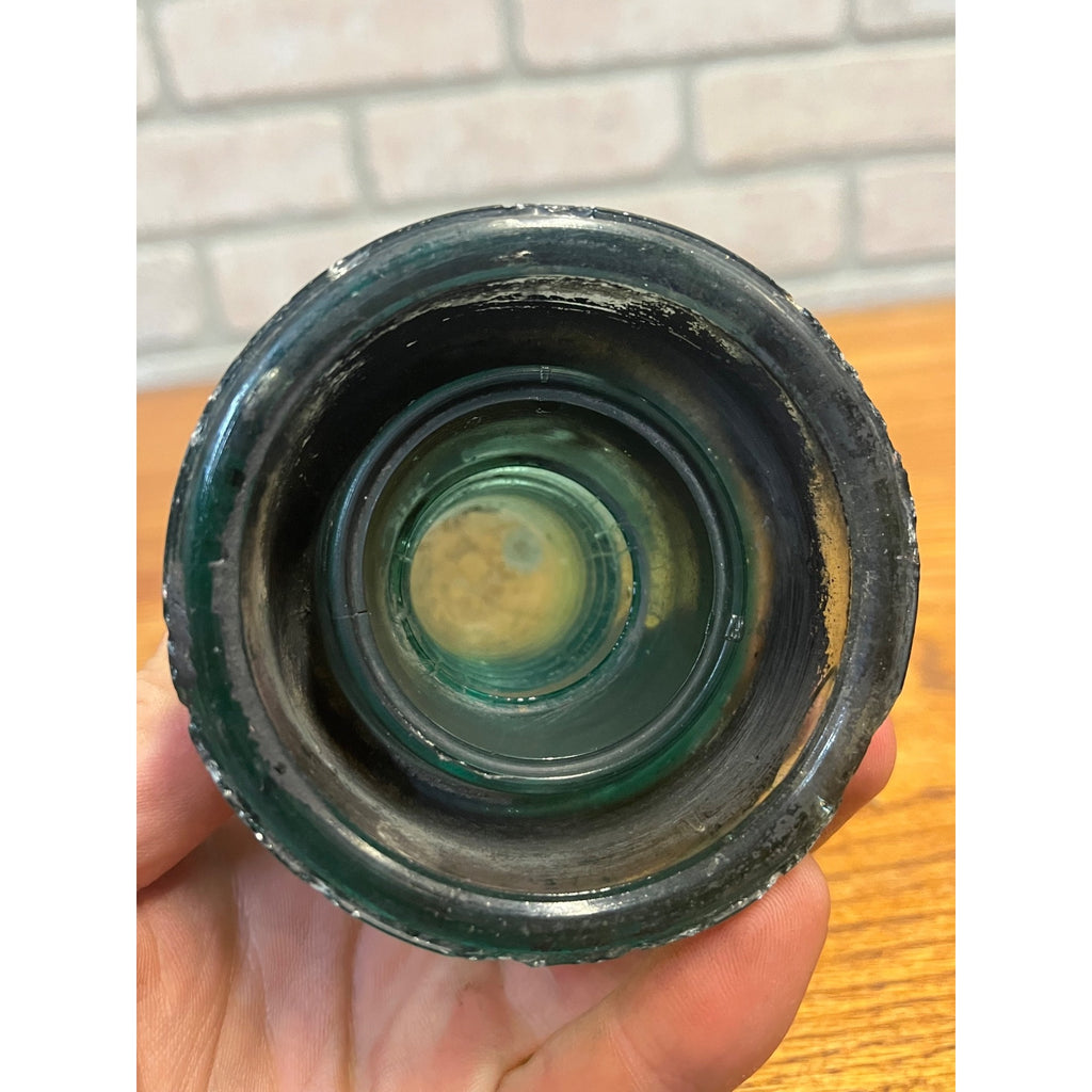 Antique H.G. Co. Domed Aqua Blue Green Glass Telephone Insulators Lot (3)