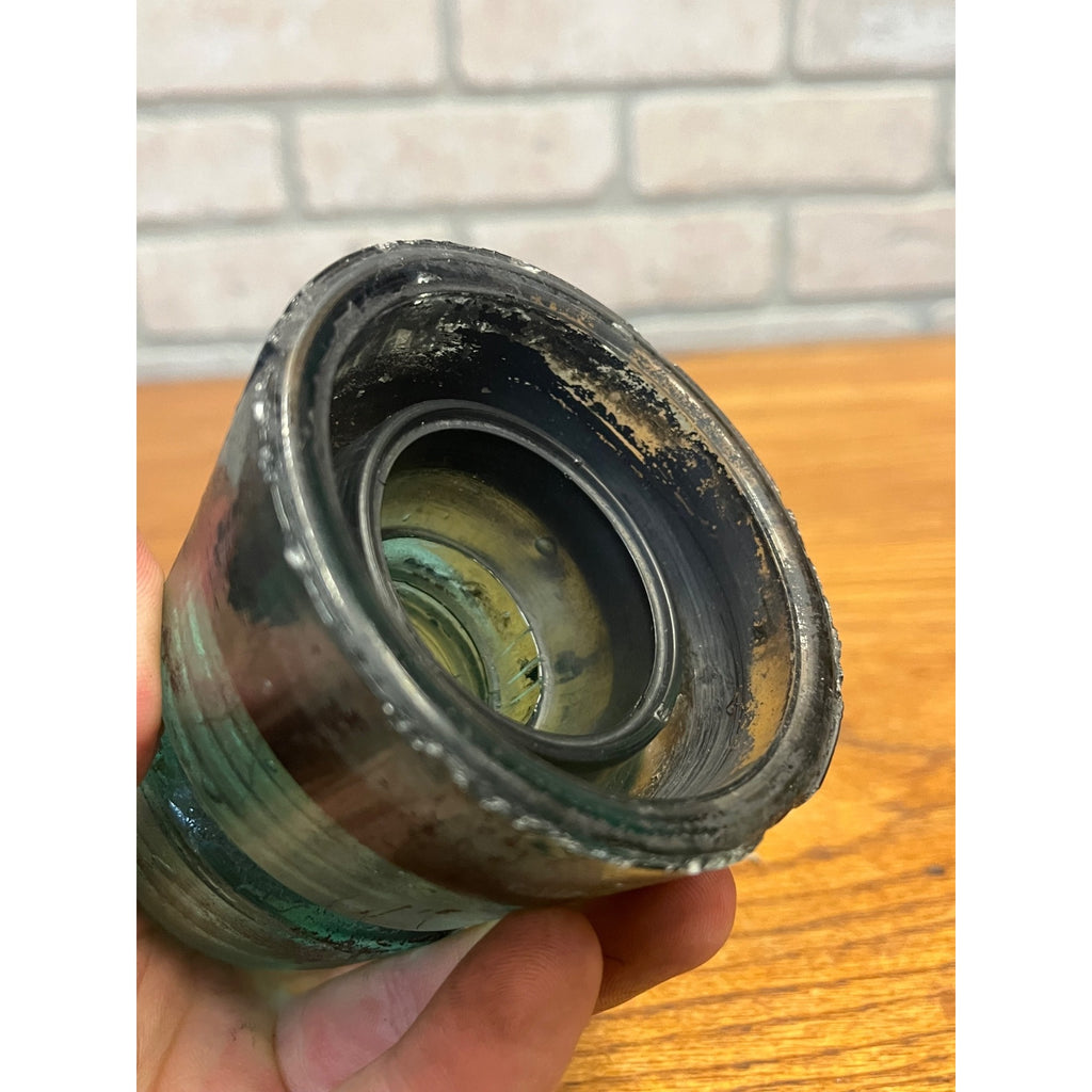 Antique H.G. Co. Domed Aqua Blue Green Glass Telephone Insulators Lot (3)