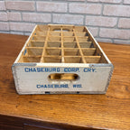 RARE Vintage S'More Wooden Soda Pop Crate Carrier Chaseburg Wis 1965 Smore MINT