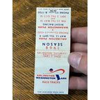 Vintage Matchbook Advertising - Arlington Park Washington Park - World’s Richest Race Sept 7th, 1968