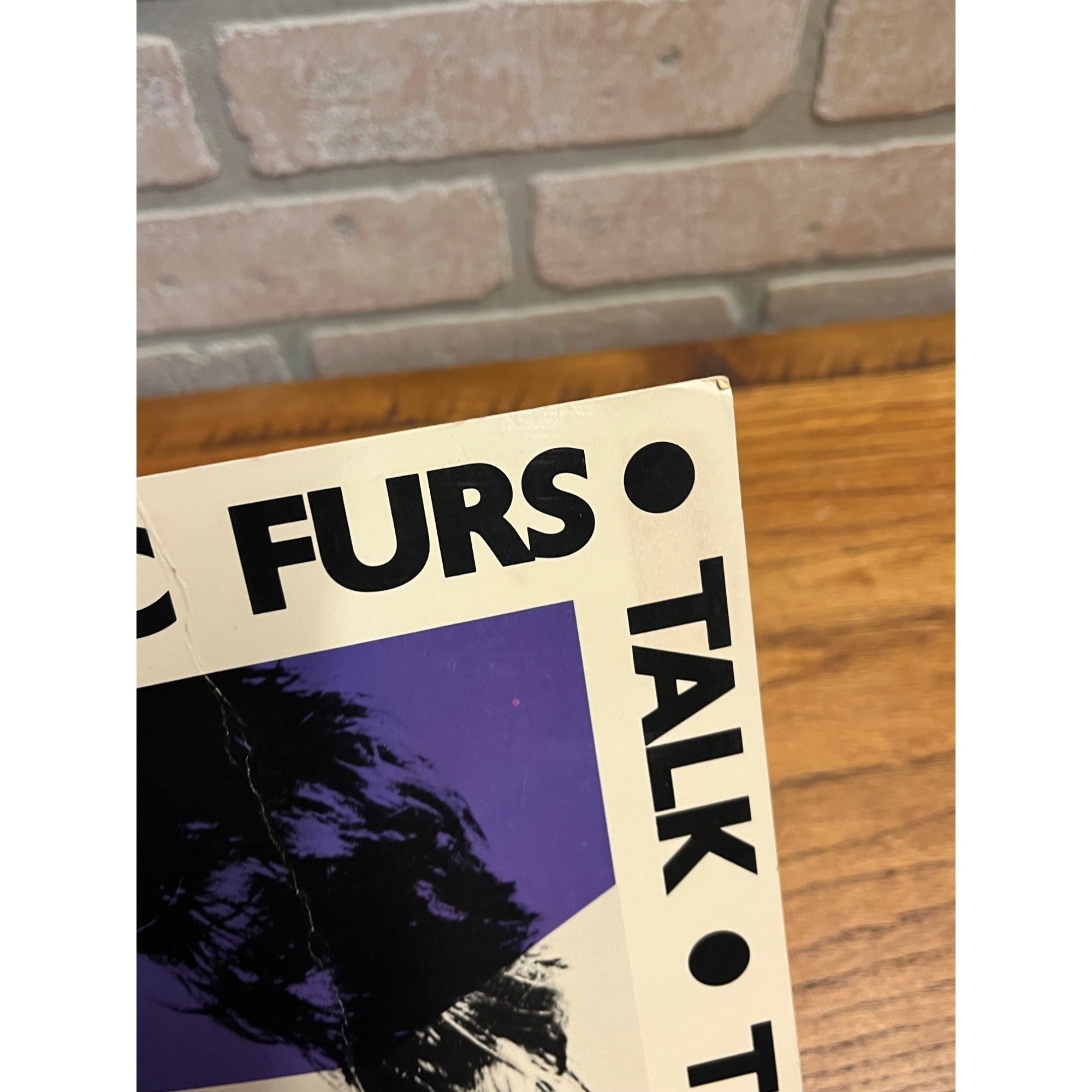 RARE Vintage 1981 Psychedelic Furs Cardboard Poster Store Display Promo Talk Talk Album
