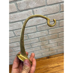 Antique 1900s Brass Ship Oil Lantern National Marine Lamp Co. Maritime + Bracket