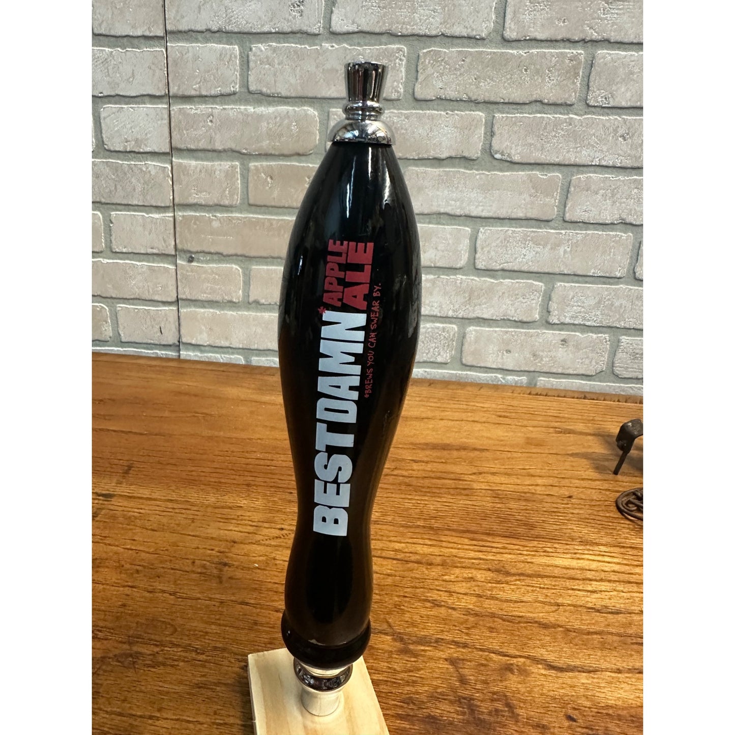 Best Damn Apple Ale Anheuser Busch 11 1/2" Beer Tap Handle