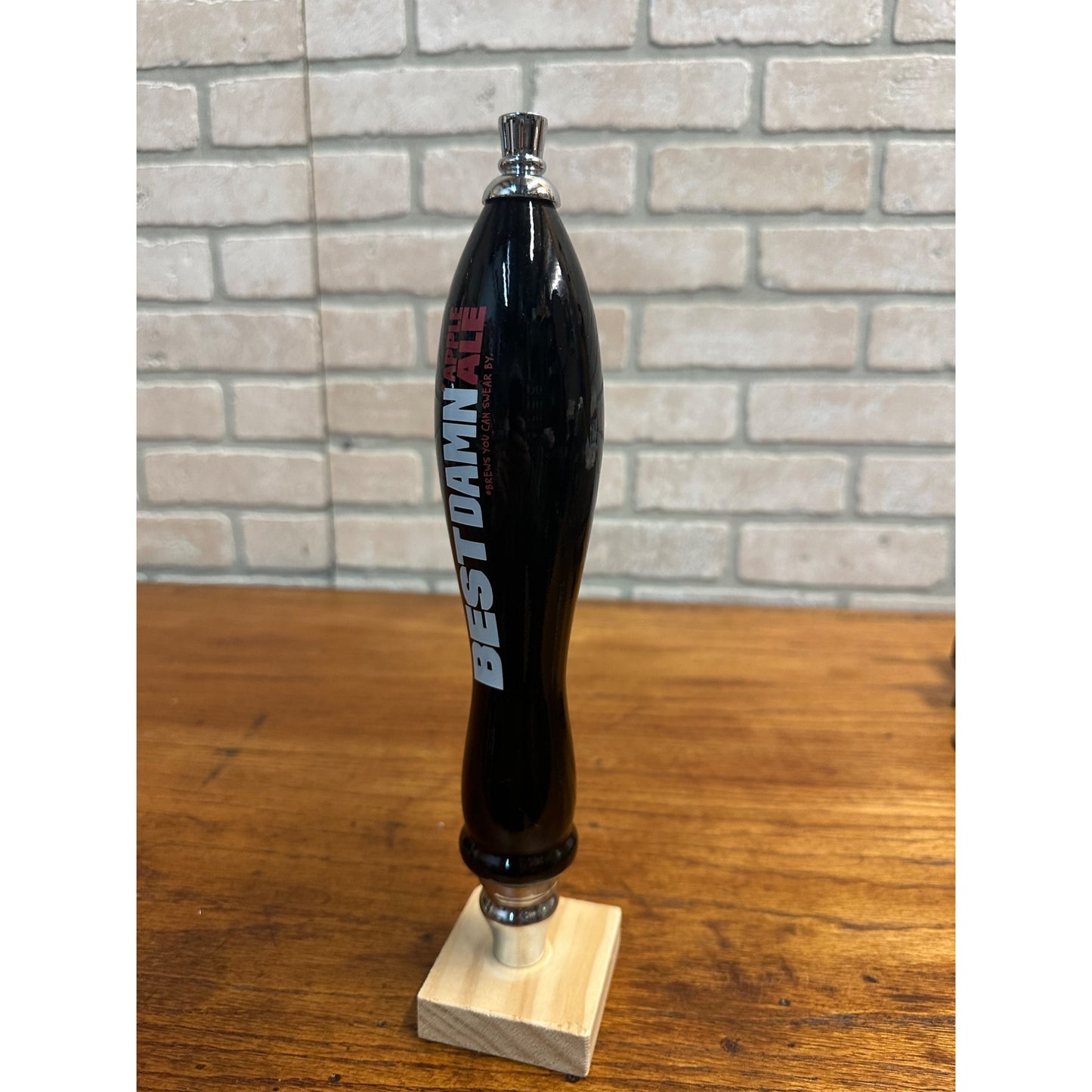 Best Damn Apple Ale Anheuser Busch 11 1/2" Beer Tap Handle