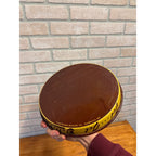 Vintage Gettelman Beer Tray Yellow Round 1940s Milwaukee  Wis Bar Get Get Gettelman