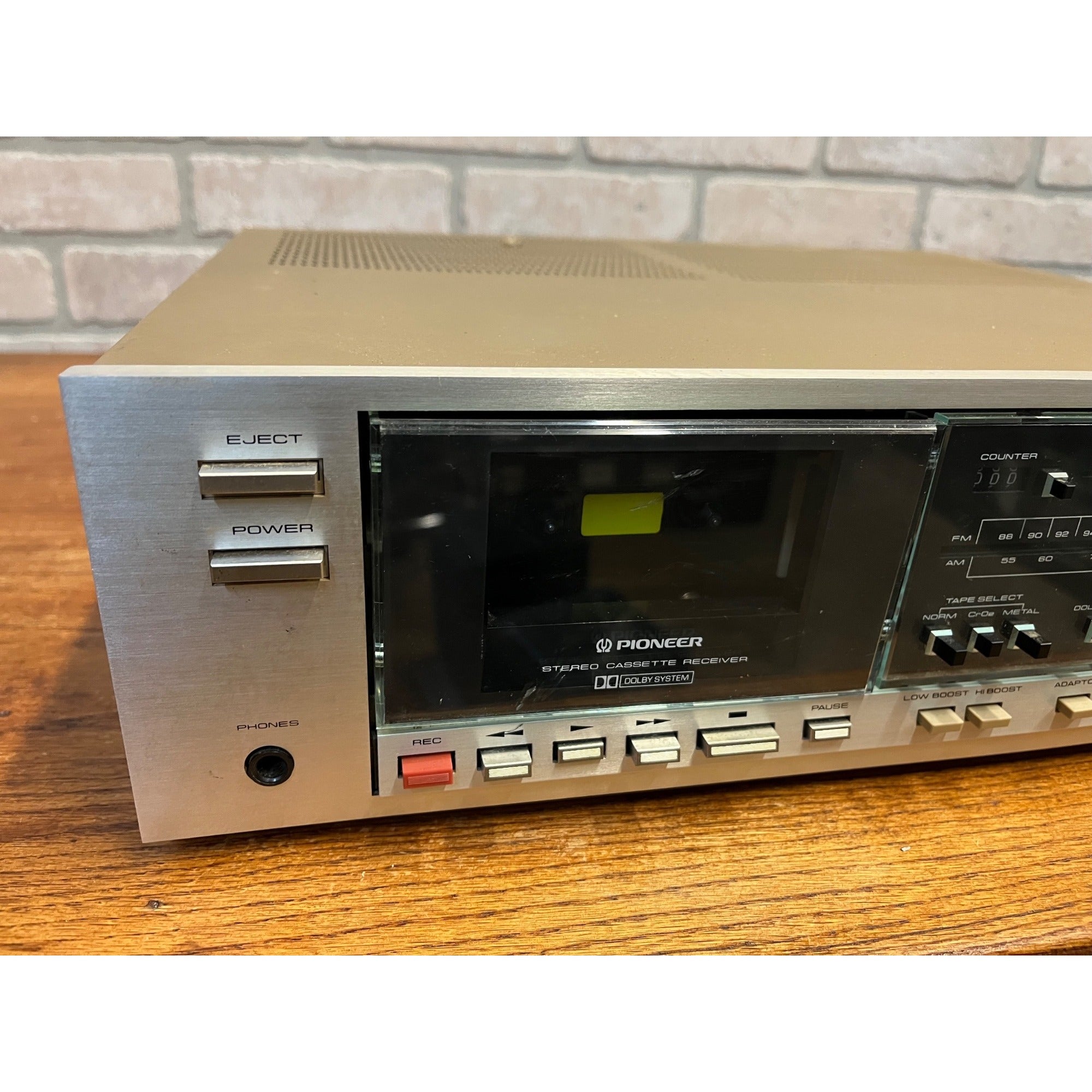 RARE Vintage Pioneer Stereo Cassette Receiver Model RX-10