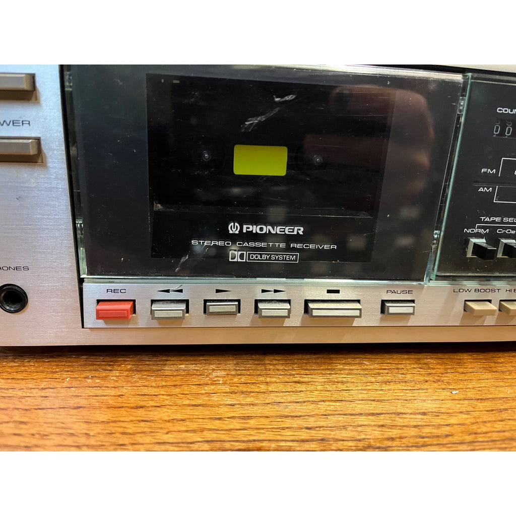 RARE Vintage Pioneer Stereo Cassette Receiver Model RX-10