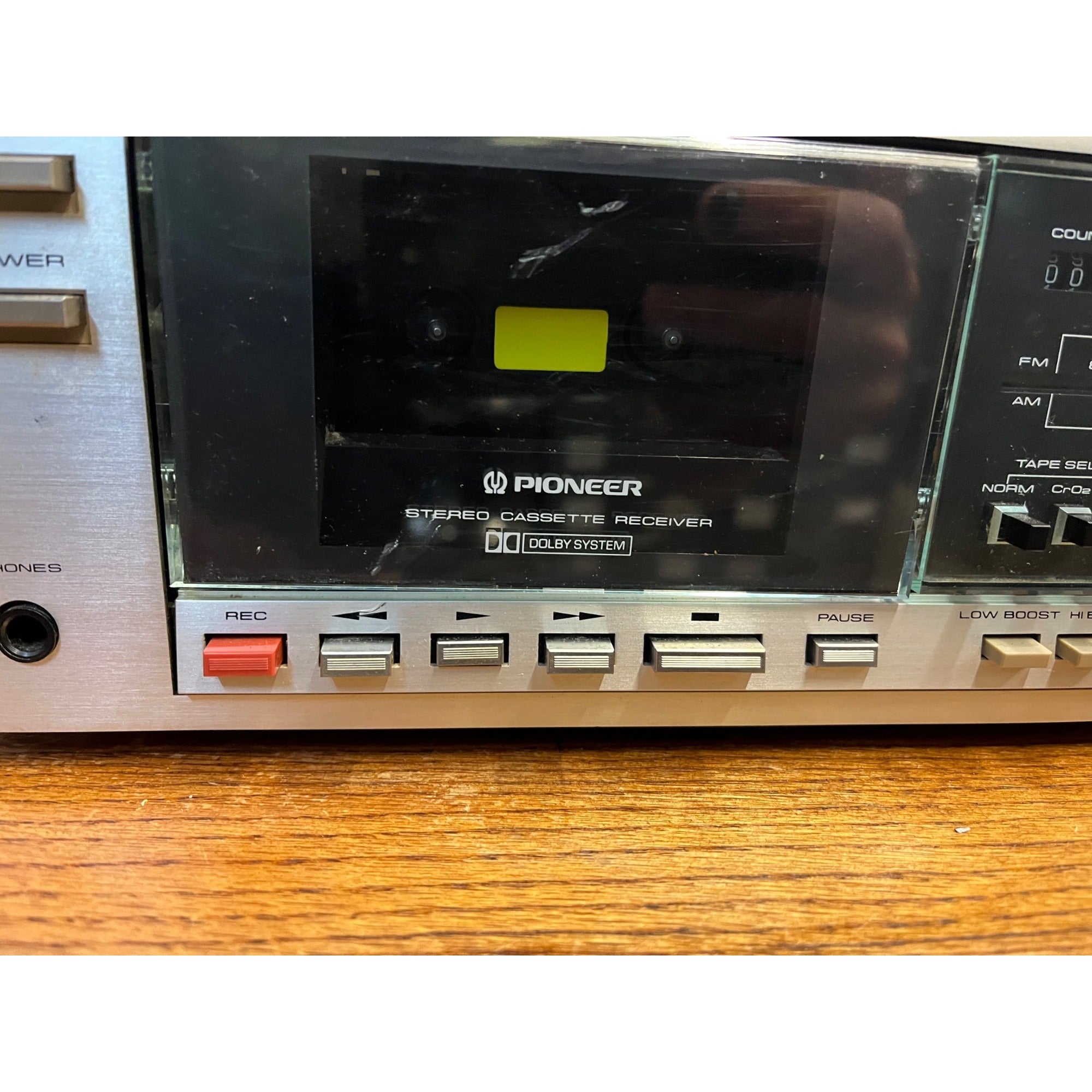 RARE Vintage Pioneer Stereo Cassette Receiver Model RX-10