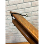 Antique Primitive Wooden Textile Ribbon or Towel Drying Kitchen Shelf Rack Wall