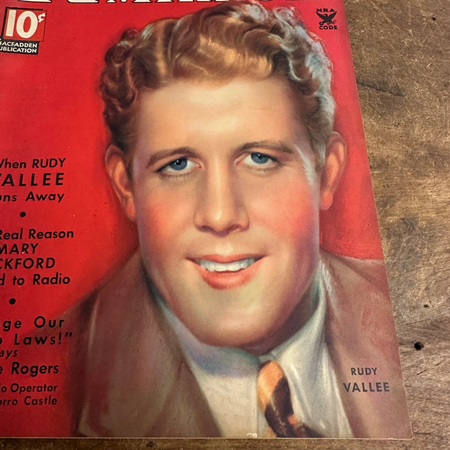 RADIO MIRROR DECEMBER 1934 MARY PICKFORD RUDY VALLEE COVER CARSON ROBISON