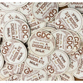 Milk Bottle Cap - Guernsey Dairy Co GDC - Oshkosh, (Wisconsin) Wis WI - Chocolate
