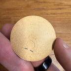 Milk Bottle Cap - Guernsey Dairy Co GDC - Oshkosh, (Wisconsin) Wis WI - Chocolate