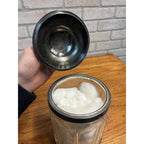 Antique Victorian 1890s Wm. Rogers Cut Glass Lidded Jar Silver Plate #764 Ornate